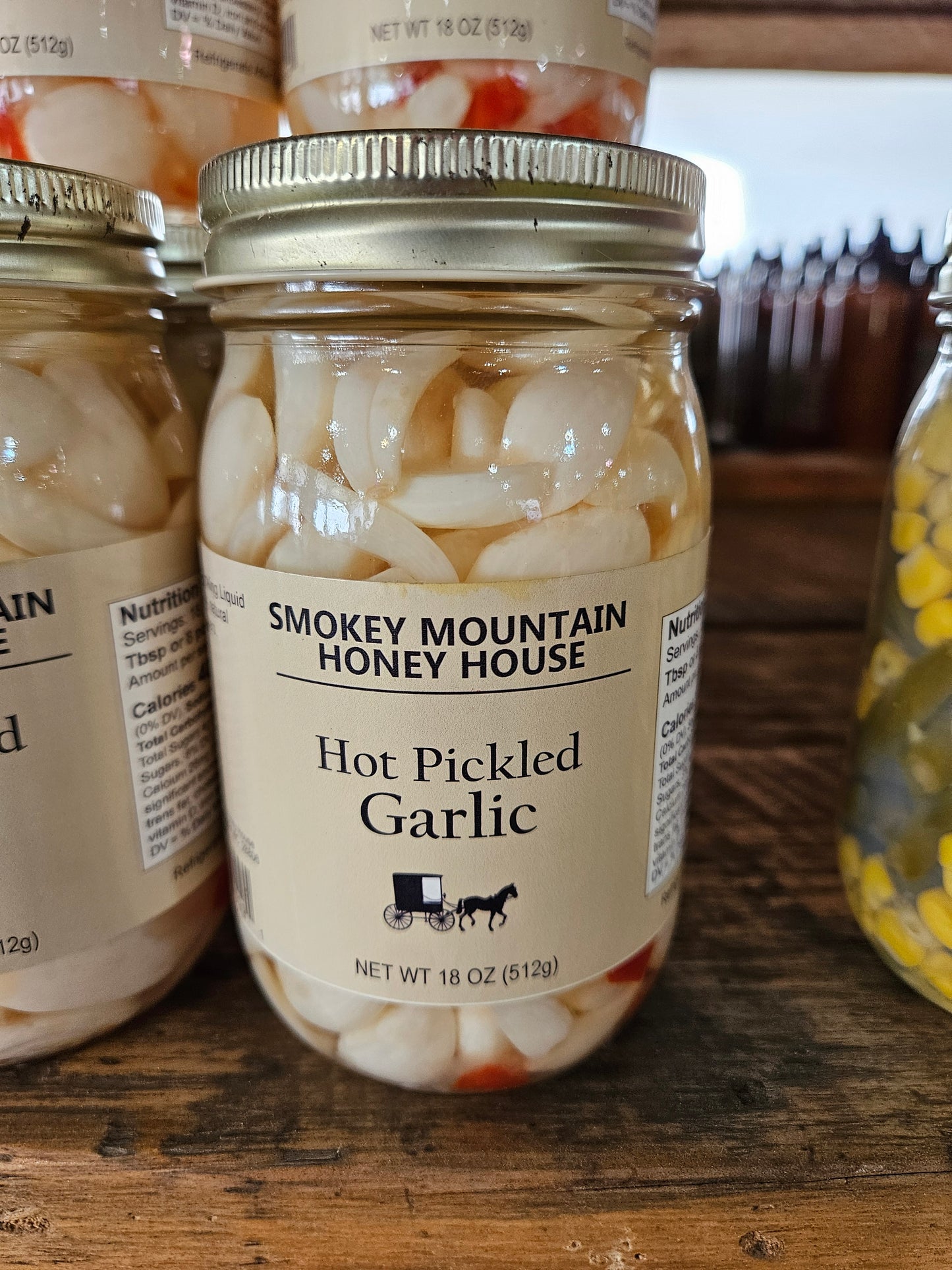 Smokey Mountain Hot Pickled Garlic