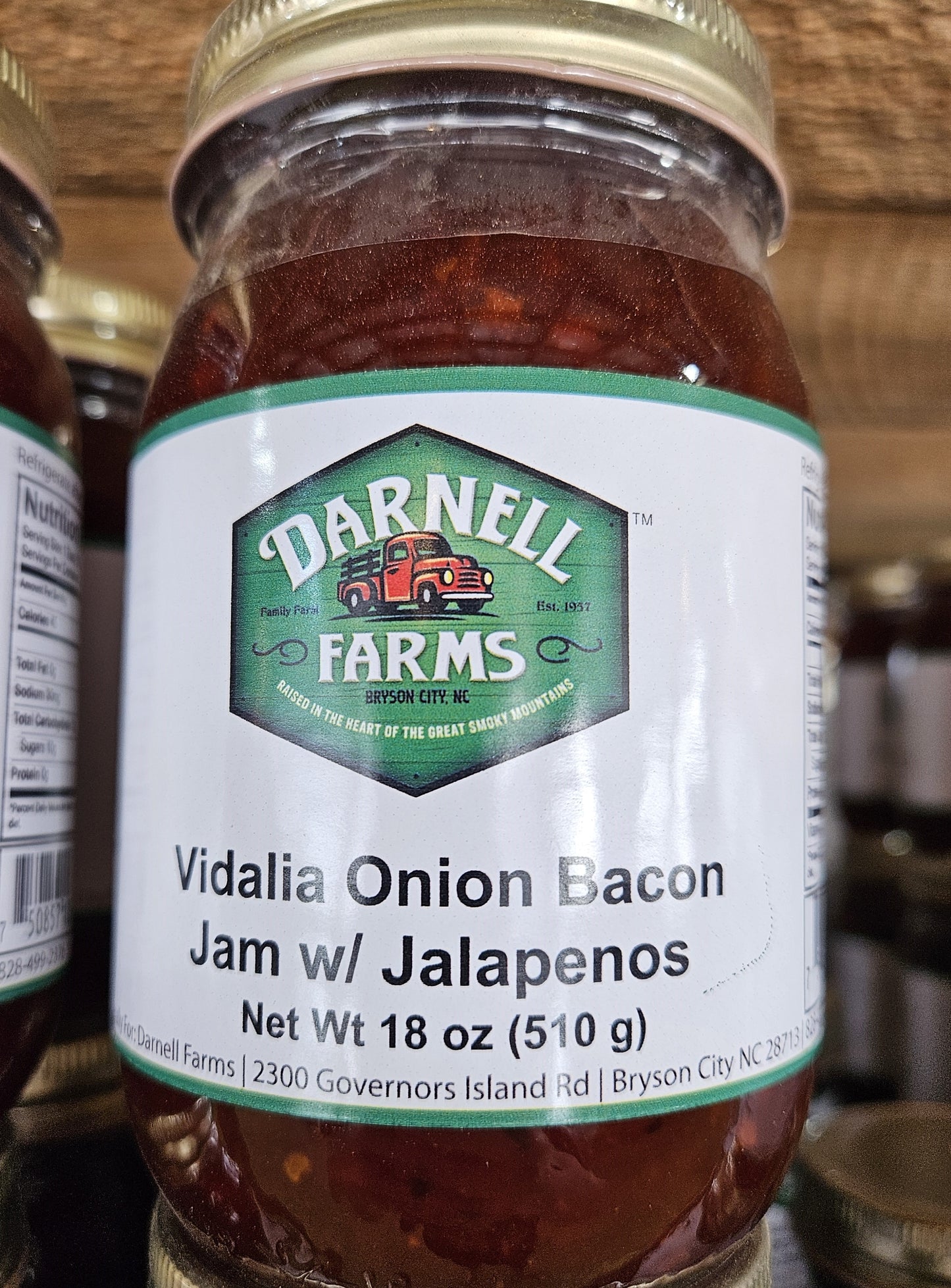 Darnell Farms Vidalia Onion Bacon Jam with Jalapenos