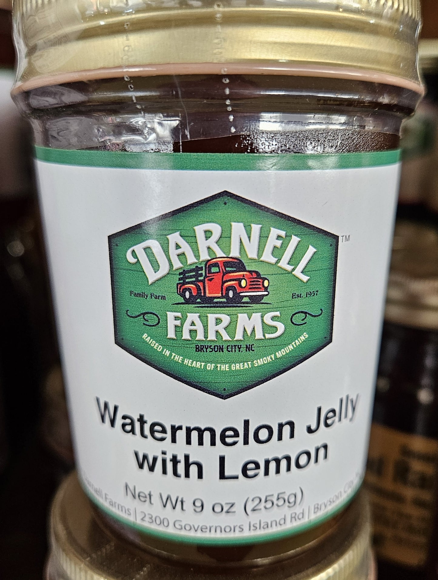 Darnell Farms Watermelon Jelly with Lemon