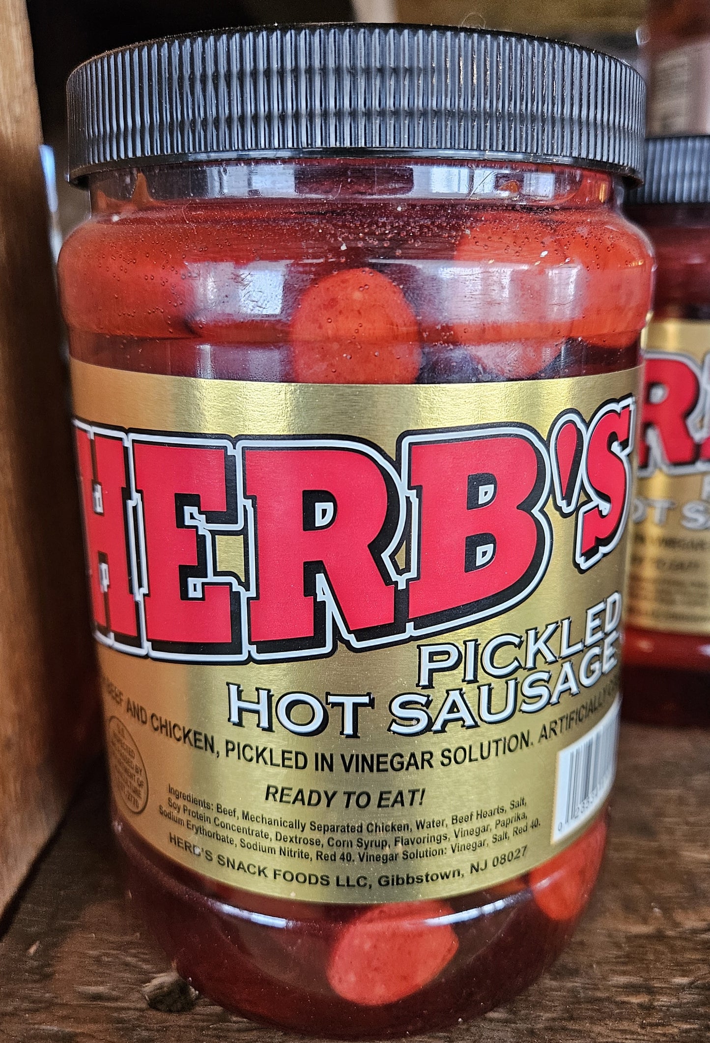 Herb's Pickled Hot Sausage