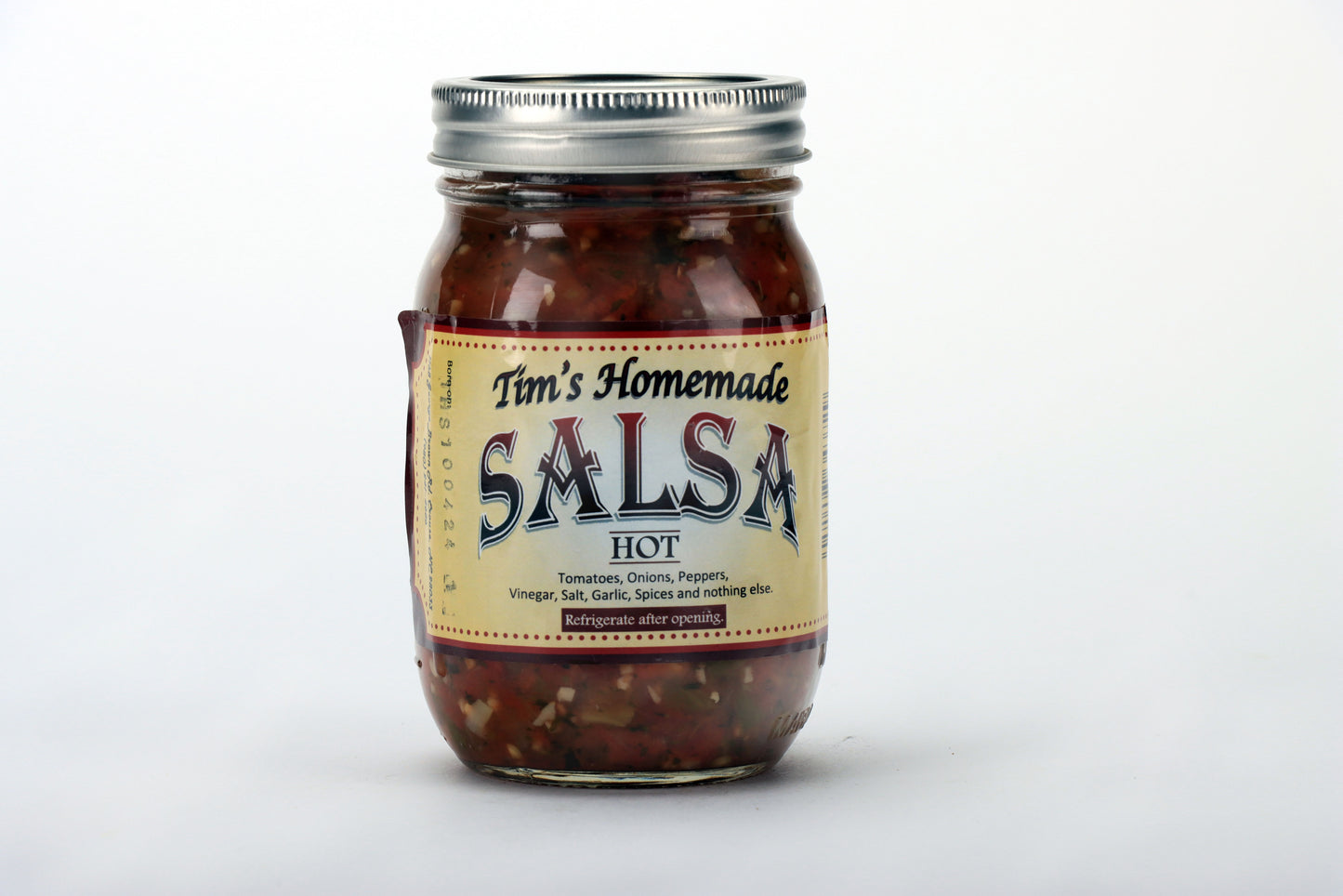 Tim's Homemade Hot Salsa