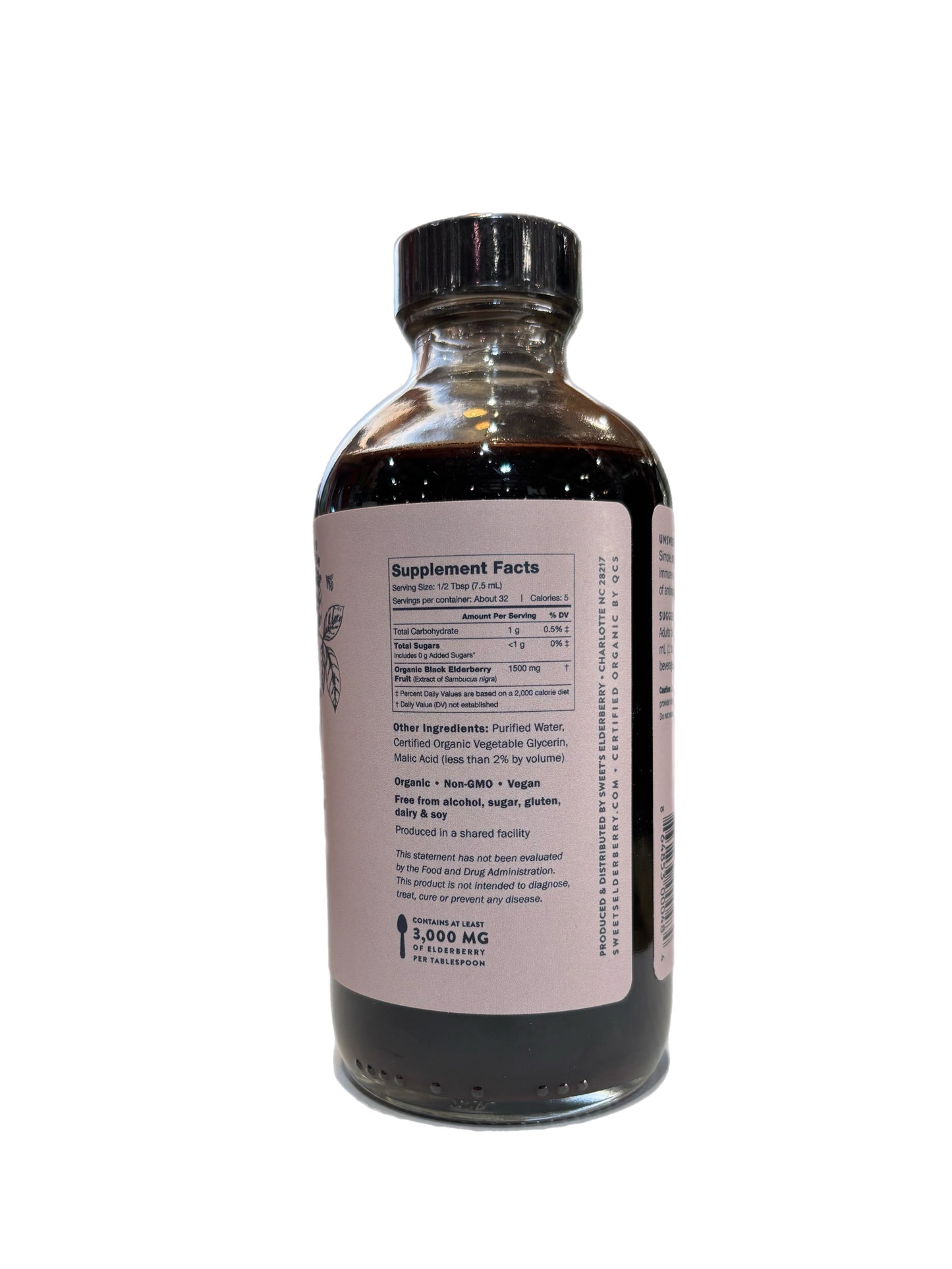 Sweet's Elderberry Extract Unsweetened