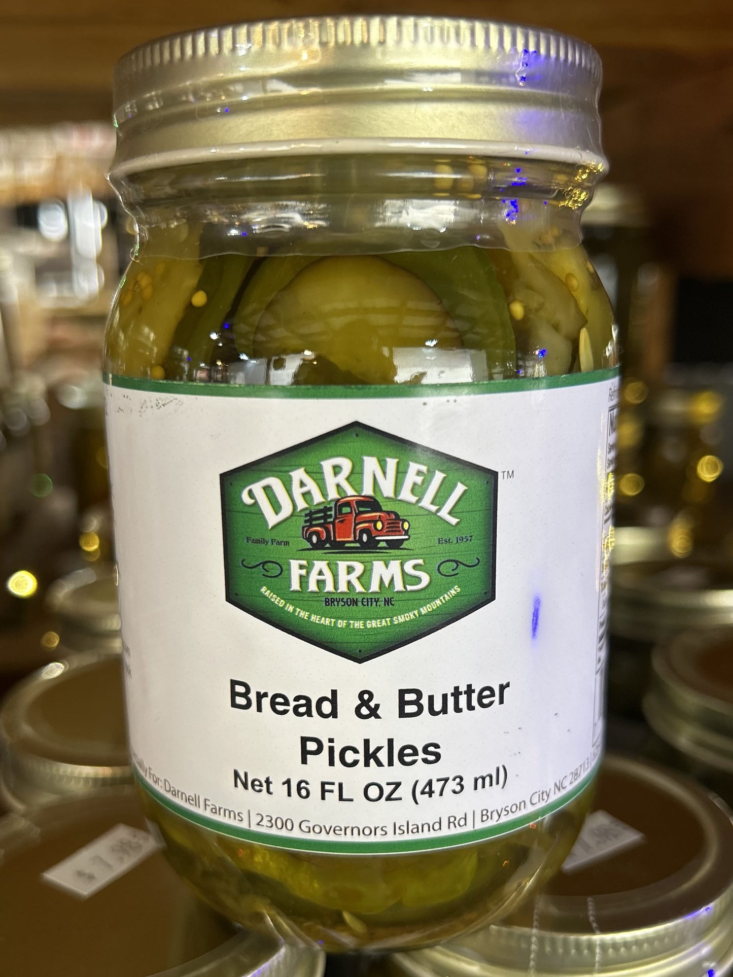 Darnell Farms Bread and Butter Pickles