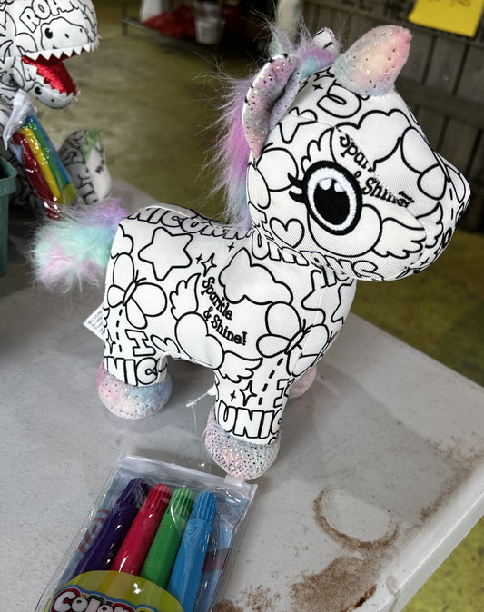 Darnell Farms Color-Me Plushies