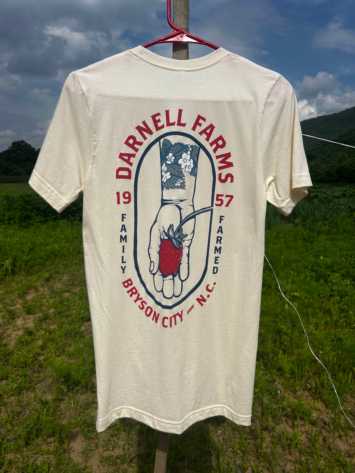 Darnell Farms Strawberry Hand T-Shirt