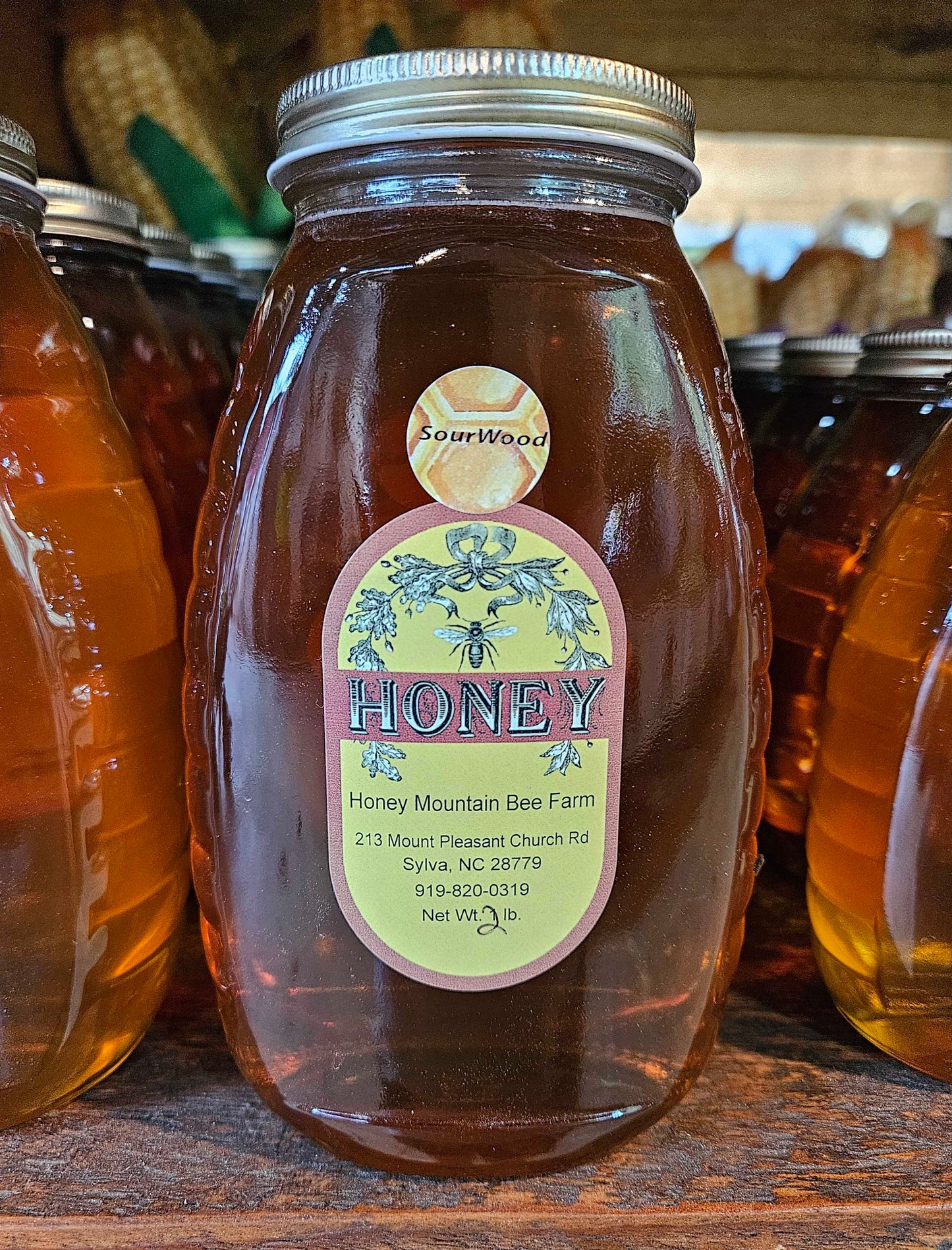 Honey Mountain Bee Farm Sourwood Honey