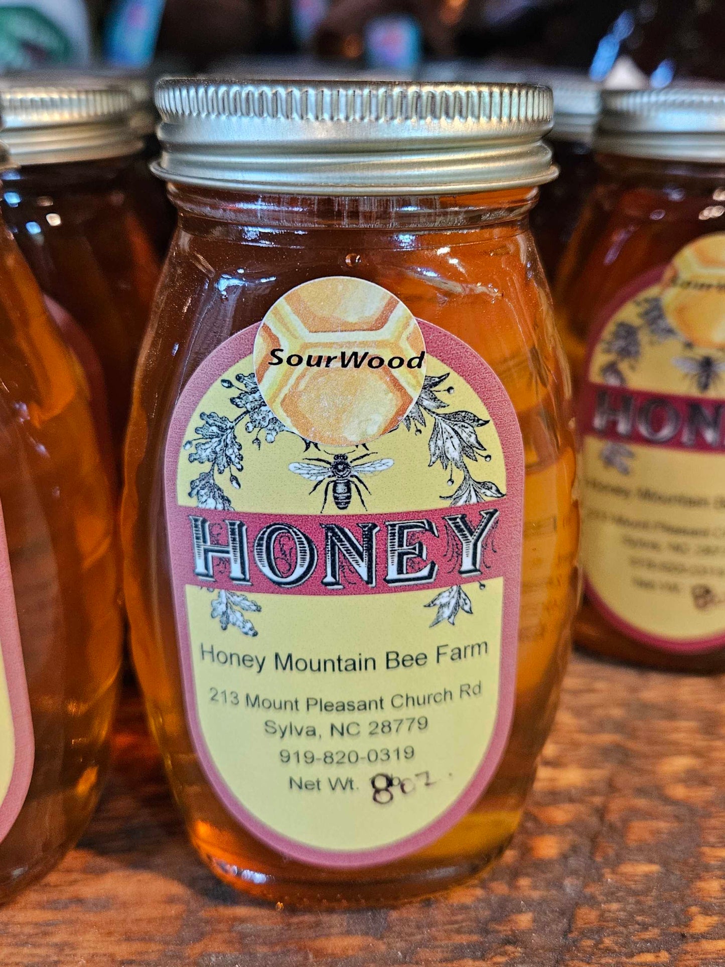 Honey Mountain Bee Farm Sourwood Honey