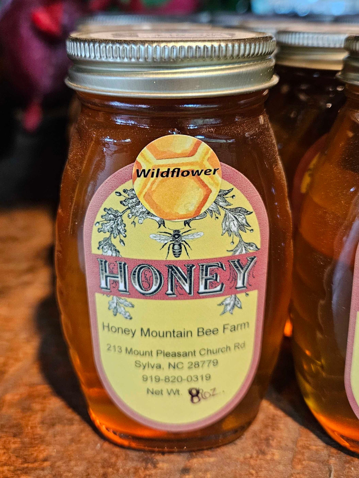 Honey Mountain Bee Farm Wildflower Honey