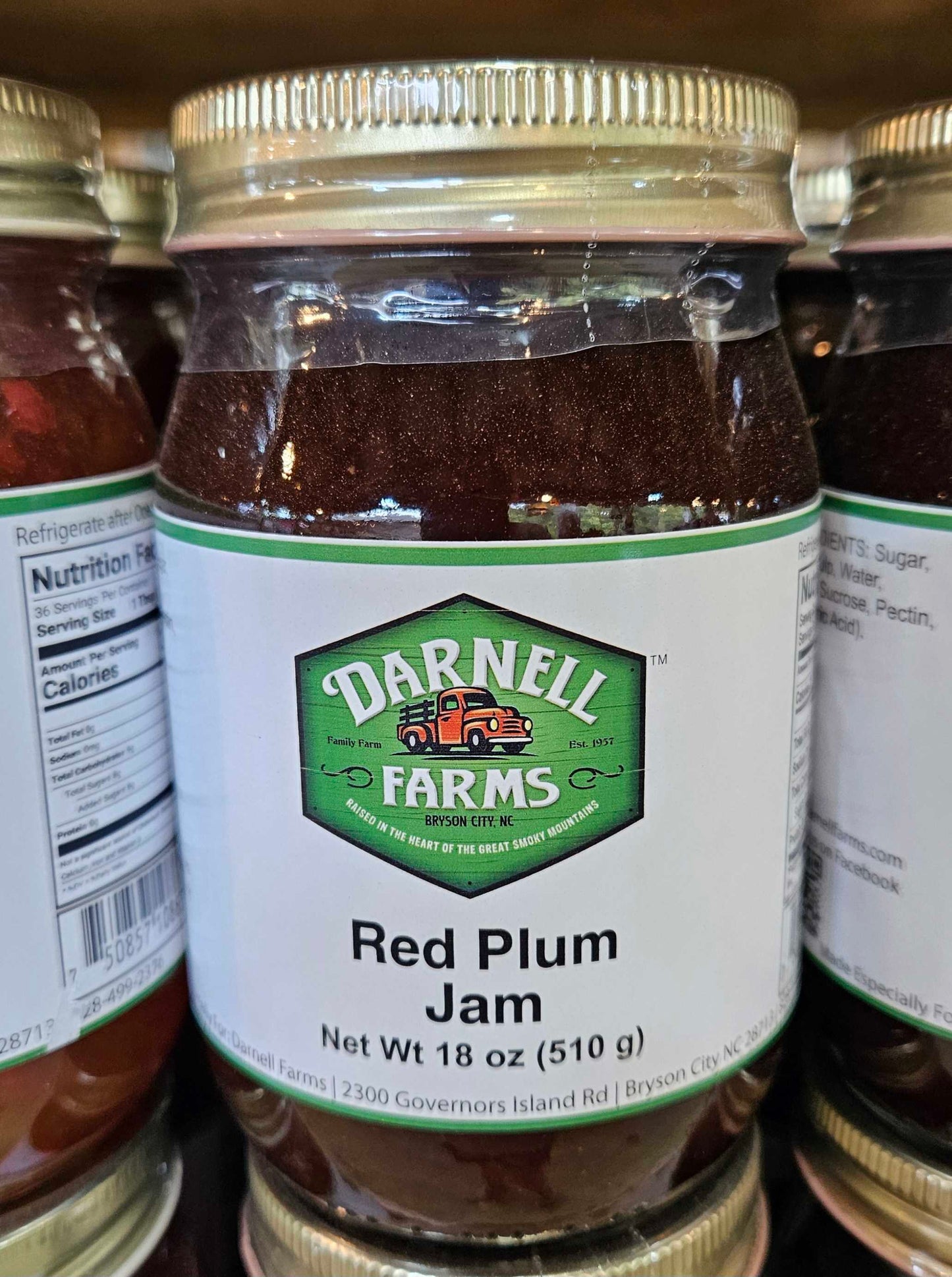 Darnell Farms Red Plum Jam