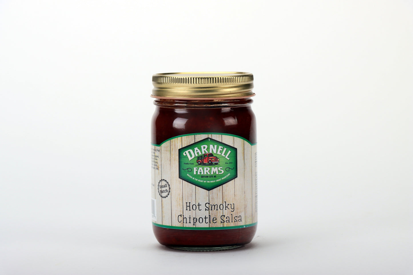 Darnell Farms Hot Smoky Chipotle Salsa