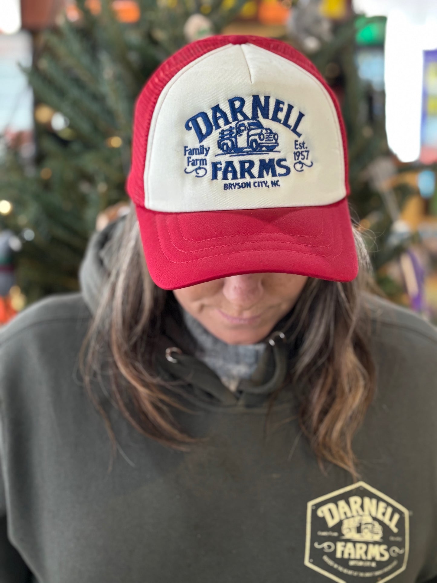 Darnell Farms Logo Trucker Hat